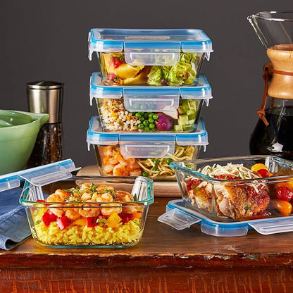 Snapware Total Solutions Glass Food Storage Containers Set, Airtight & - Image 2