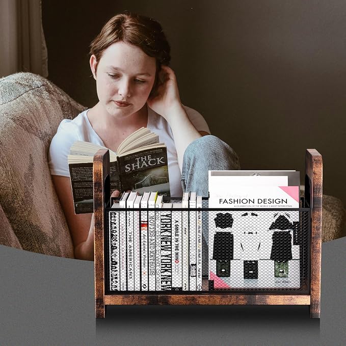 Wood Magazine Holder & Rack - Image 8