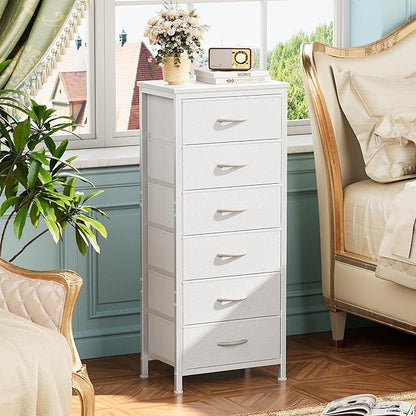 Huuger Tall Dresser for Bedroom, Stable 6 Drawer Dresser - Image 5