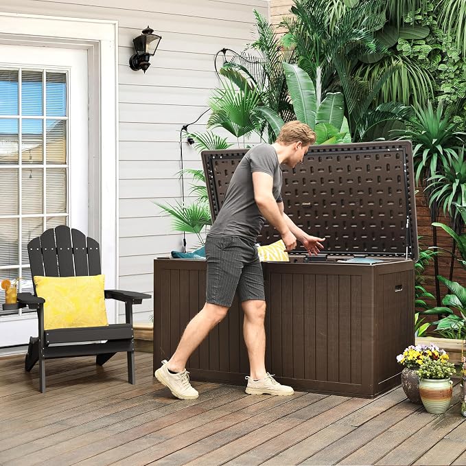 YITAHOME 260 Gallon Double-Wall Deck Box - Image 6