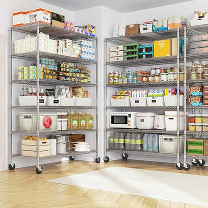 Romorgniz 6-Tier Rolling Storage Shelves - Image 2