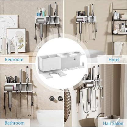Hair Dryer Holder, Hair Tool Organizer Wall Mount, Metal Blow Dryer Holder - Image 8