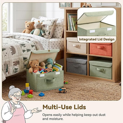 GRANNY SAYS Storage Bins with Lids, Decorative Storage Boxes, Shelf Baskets - Image 3