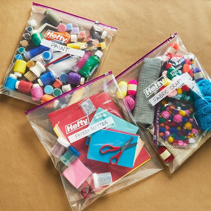 Hefty Slider Jumbo Storage Bags, 2.5 Gallon Size - Image 2