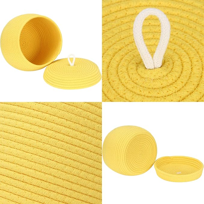 Sea Team Round Cotton Rope Storage Basket - Image 4