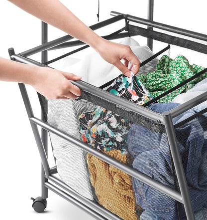 Whitmor Triple Laundry Sorter - Image 4