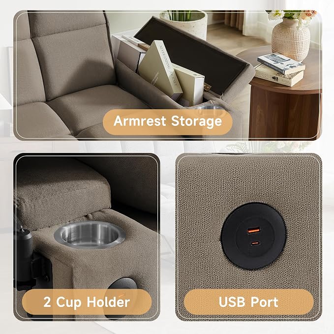 hansones 65" 3-in-1 Sofa Bed, Pull Out Sleeper Sofa - Image 3