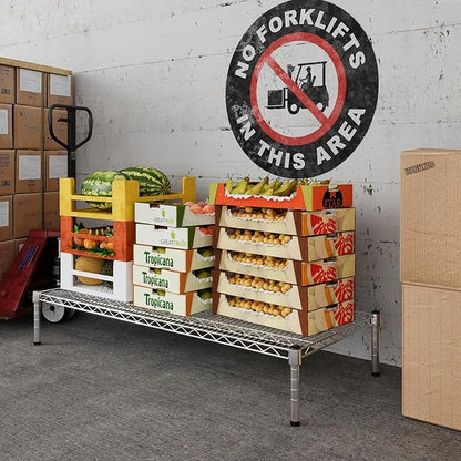 21" Deep x 48" Wide x 8" Height Wire Shelving Kit | 1-Tier | NSF Commercial - Image 5