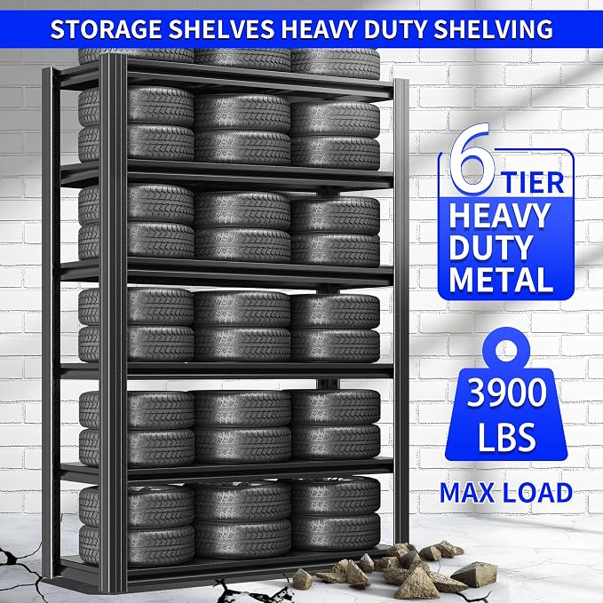 Metal Storage Shelving Heavy Duty, Shelves Unit - Image 3