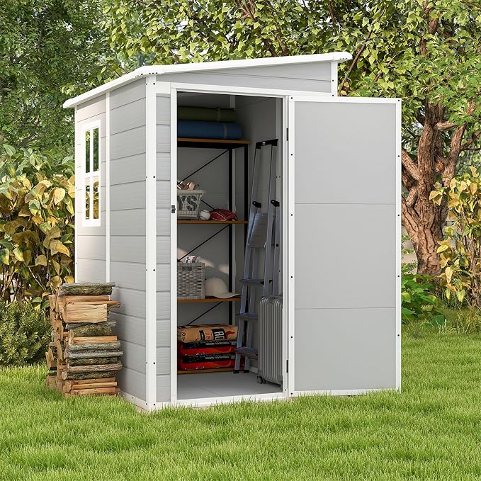 Patiowell 5x4 FT Outdoor Storage Shed - Image 4