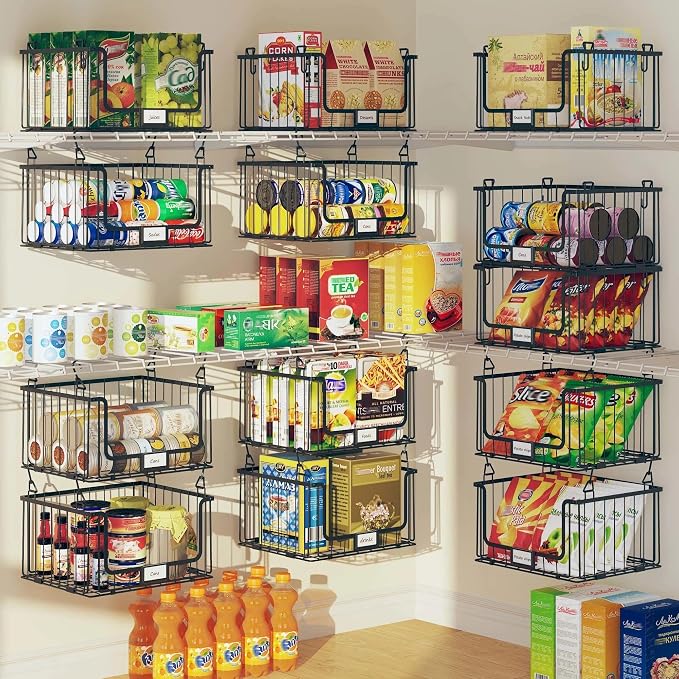 4-Tier Hanging Laundry Room Organizer - Image 8