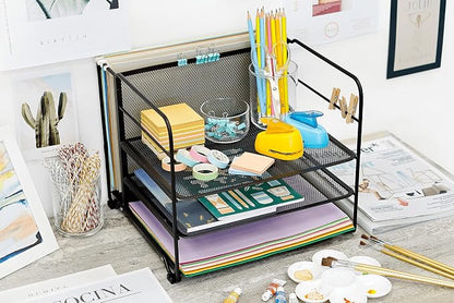 CAXXA 4 Tier Mesh Document Trays - Image 8
