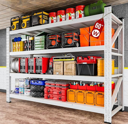 SISESOL 5000LBS Heavy Duty Garage Shelving Units, Large Storage Rack, Steel by SISESOL