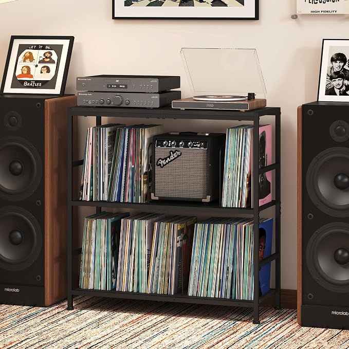 Sonyabecca 3-Tier Record Player Stand by Sonyabecca