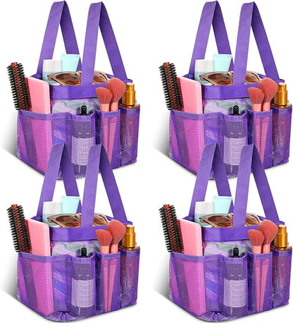 Hillban 4 Pcs Mesh Shower Caddy Portable Shower Caddy by Hillban
