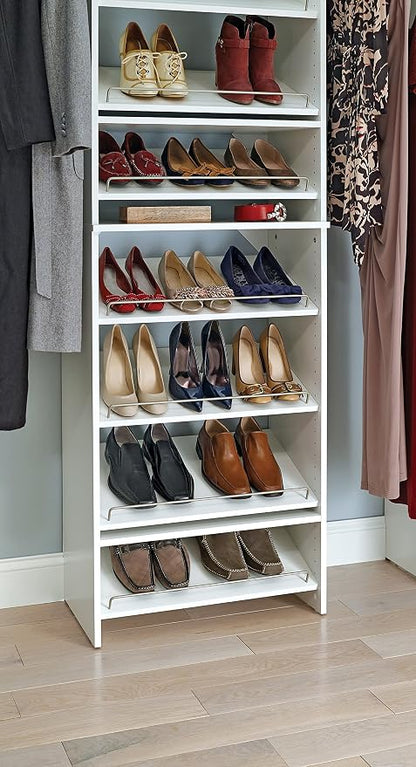 ClosetMaid SuiteSymphony Wood Shoe Shelves Set, Add On Accessory, Shoe Fence - Image 2