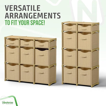 9 Cube Closet Organizers And Storage | Includes All Storage Cube Bins | Easy To - Image 4