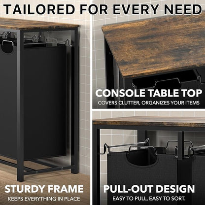Simple Houseware 3-Section Laundry Sorter - Image 5