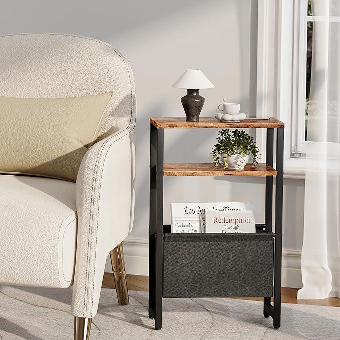 Narrow Side Table, Slim End Table - Image 6
