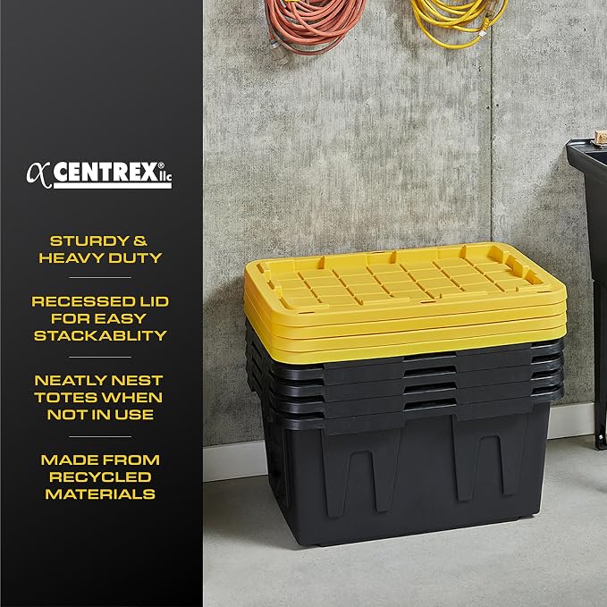 CX Black & Yellow, Shelving Unit and Heavy Duty Storage Containers, Extremely - Image 8