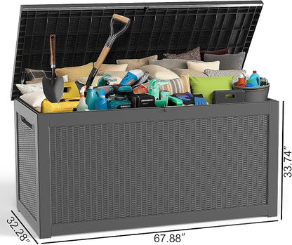 ROJIK Outdoor Storage Housing Deck Box - Image 2
