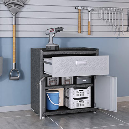 Manhattan Comfort Fortress Collection Modern Designed Mobile Storage Garage - Image 4