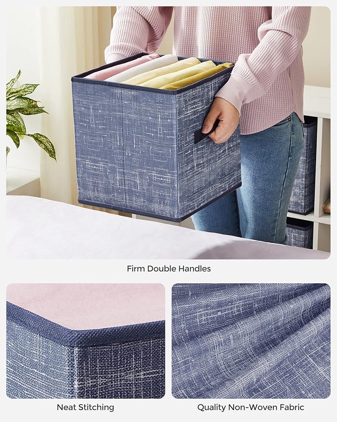 SONGMICS Storage Cubes, 11-Inch Non-Woven Fabric Bins - Image 5