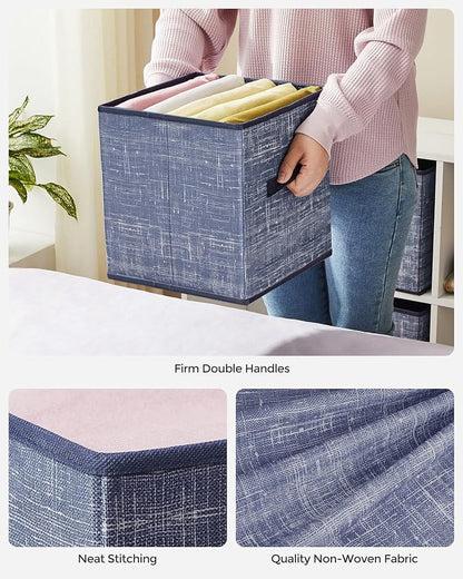 SONGMICS Storage Cubes, 11-Inch Non-Woven Fabric Bins - Image 5
