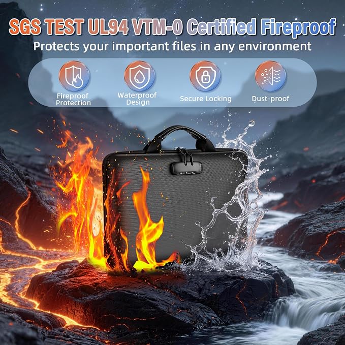 Fireproof Document Safe Box - Image 2