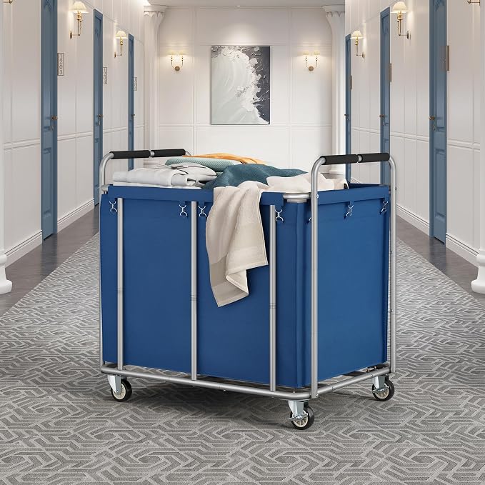 Tajsoon Large Laundry Cart - Image 7
