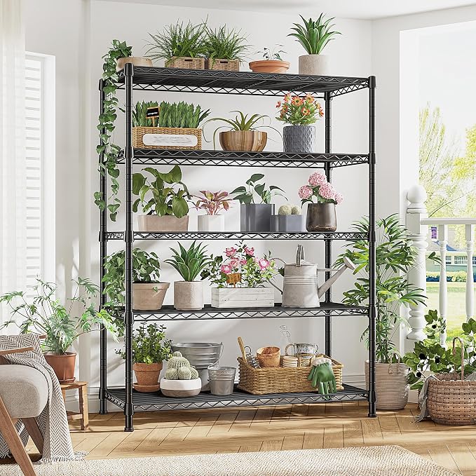 REIBII Storage Shelves 71" H Tall Wire Shelving Unit Sturdy Metal Shelves - Image 8