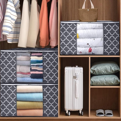 WISELIFE Storage Bags, Large Blanket Clothes Organization and Storage Containers - Image 7