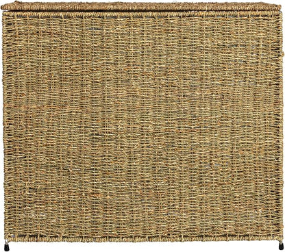Household Essentials Brown ML-5445 Wicker 3 Compartment Laundry Sorter - Image 7