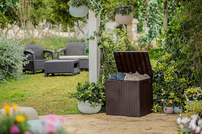 Keter City Outdoor Plastic Storage Box Garden Furniture 57.8 x 44 x 54.8 cm - Image 7