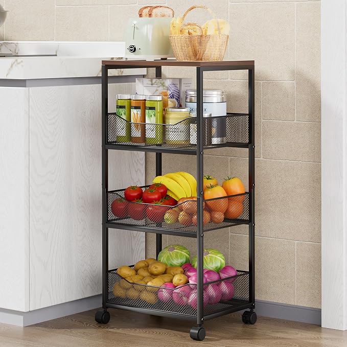 HapiRm Fruit Basket Kitchen Cart by HapiRm