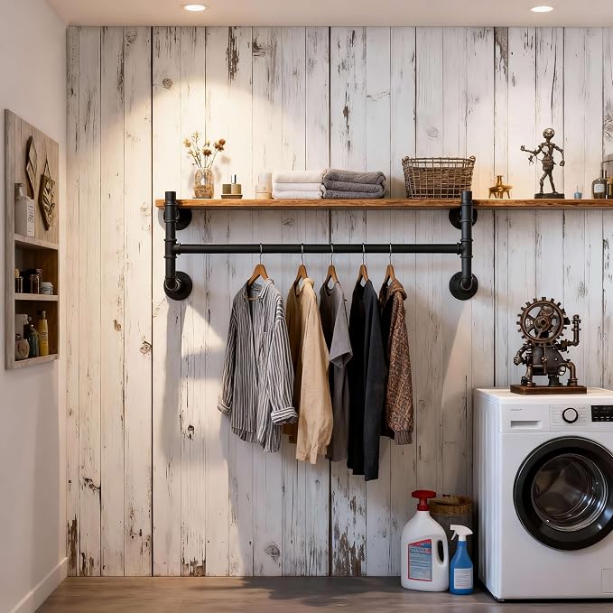 WEBI Wall Mounted Clothes Rack - Image 4