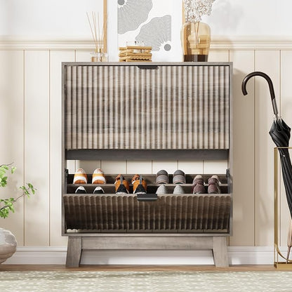 HUANLEGO Shoe Cabinet Storage for Entryway - Image 7