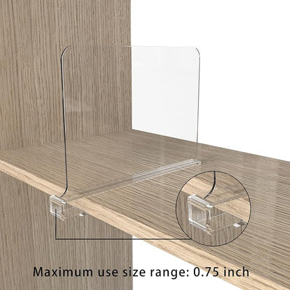 Acrylic Shelf Dividers for Closet Organization, Closet Shelf Organizer Closet - Image 4