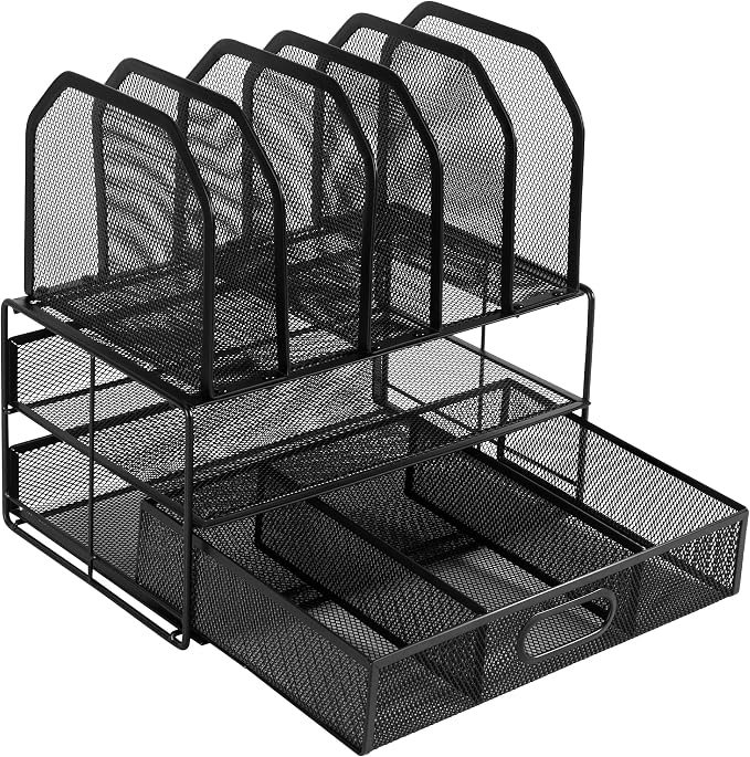 Amazon Basics Mesh Desk Organizer by AmazonBasics
