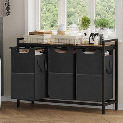 Heybly Laundry Hampers, 3 × 12.5 Gal Laundry Basket - Image 4