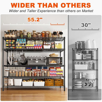 REIBII 85.7"H Garage Shelving 2998LBS Storage Shelves - Image 8