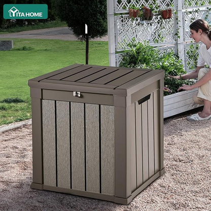 YITAHOME Deck Box, 51 Gallon Weatherproof Outdoor Storage Container - Image 3
