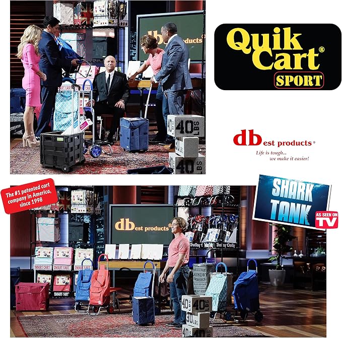 dbest products Quik Cart Sport Collapsible Rolling Crate on Wheels - Image 4