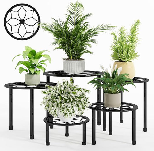 Metal Plant Stand Indoor Outdoor, Indoor Plant Stands by NUZZERO