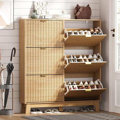 HUANLEGO Shoe Cabinet Storage for Entryway by HUANLEGO
