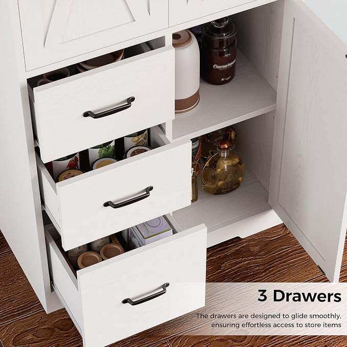 IRONCK Pantry Cabinet, Kitchen Storage Cabinet - Image 6