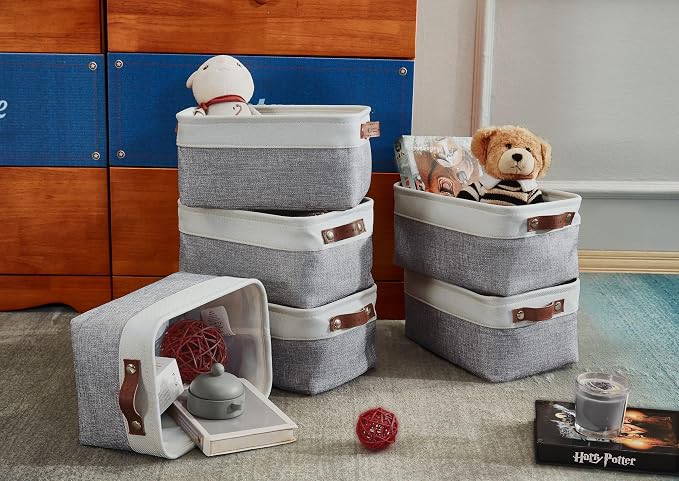 DECOMOMO Small Storage Basket, Closet Storage Bins, Baskets - Image 9