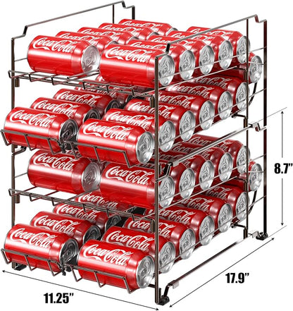 Simple Houseware Dual Row Front Loading Stackable Can Dispenser - Image 3