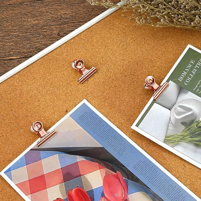 30 Pieces Push Pins Clips Rose Gold Thumb Tacks - Image 7