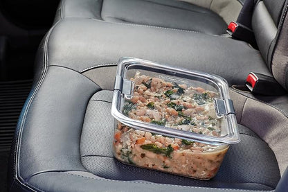 Rubbermaid Brilliance Food Storage Container, 9.6 Cup | Clear | Pack of 2 - Image 7